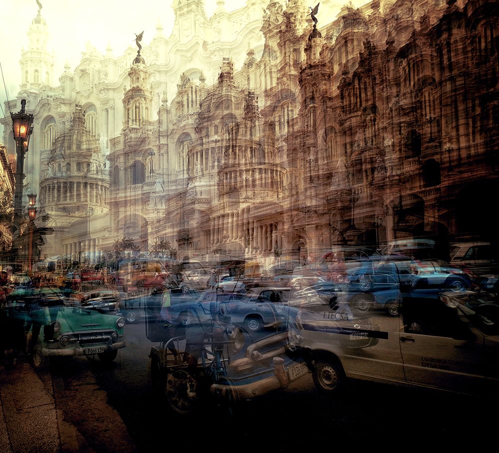 Rush Hour - Gran Teatro De La Habana art print by Roxana Labagnara for $57.95 CAD