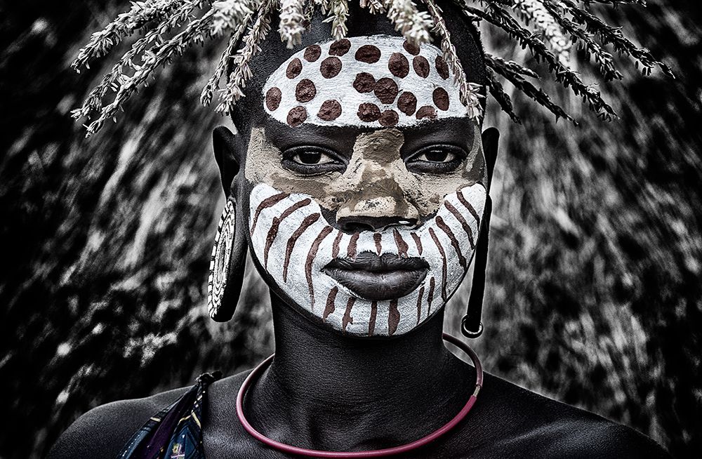 Girl From The Surma Tribe - Ethiopia art print by Joxe Inazio Kuesta for $57.95 CAD