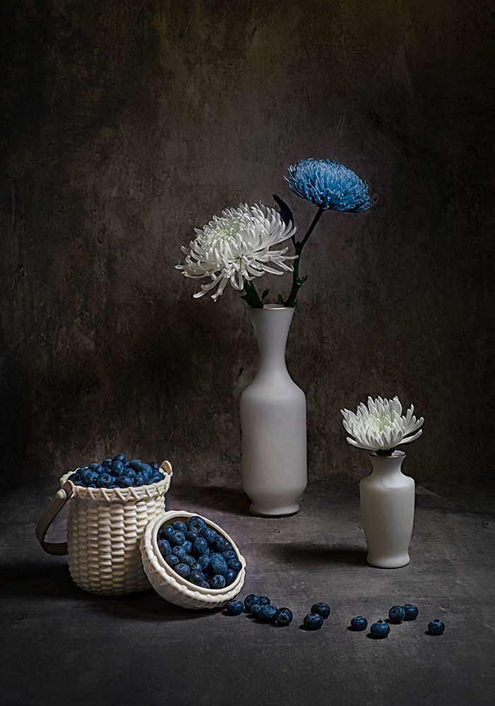 Still Life with Blueberries art print by Lydia Jacobs for $57.95 CAD