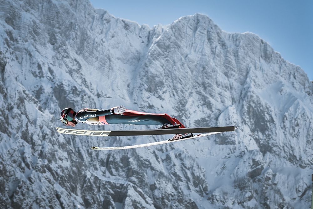 Ski Jumping art print by Aljaz Pristov for $57.95 CAD