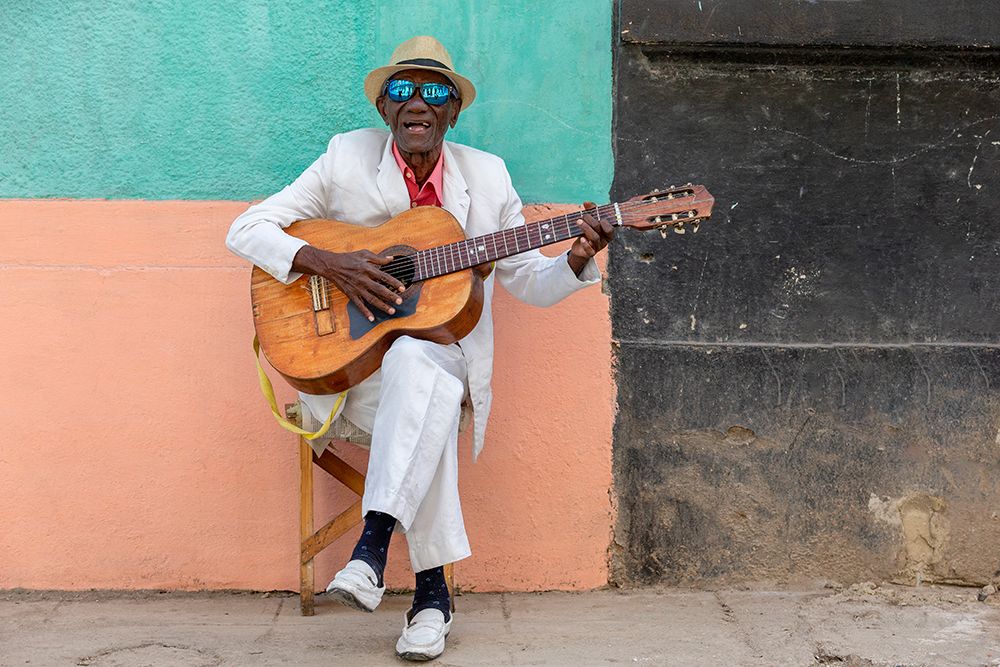 Cuban Guitarist art print by Joan Gil Raga for $57.95 CAD