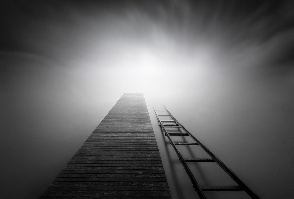 Rail and Pier art print by Joaquin Guerola for $57.95 CAD