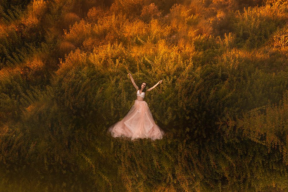 Natalia In The Field art print by Mike Darzi for $57.95 CAD