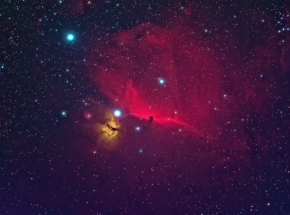 Horse Head The Dark Nebula art print by Andrea Auf dem for $57.95 CAD