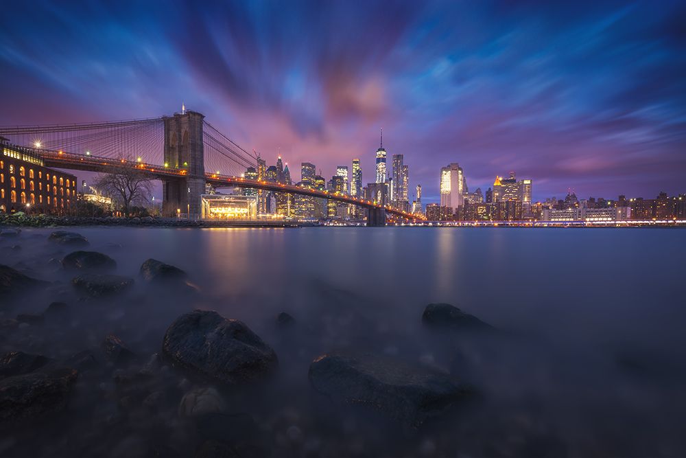 Brooklyn Dusk art print by Carlos F. Turienzo for $57.95 CAD