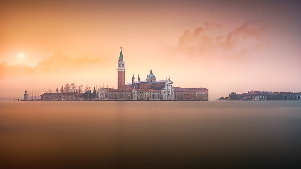 Venice Pink Sunrise art print by Joanaduenas for $57.95 CAD