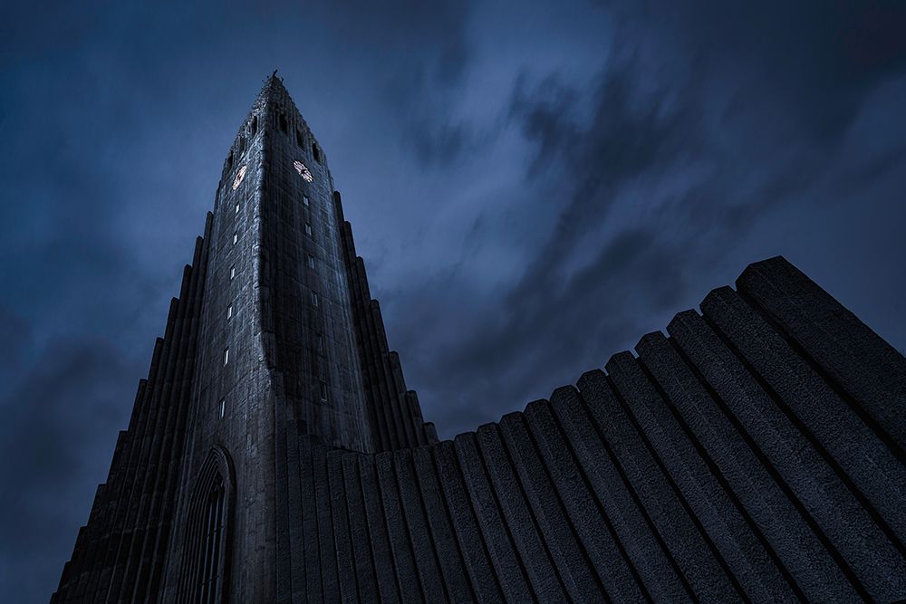 Hallgrimskirkja art print by Jingshu Zhu for $57.95 CAD