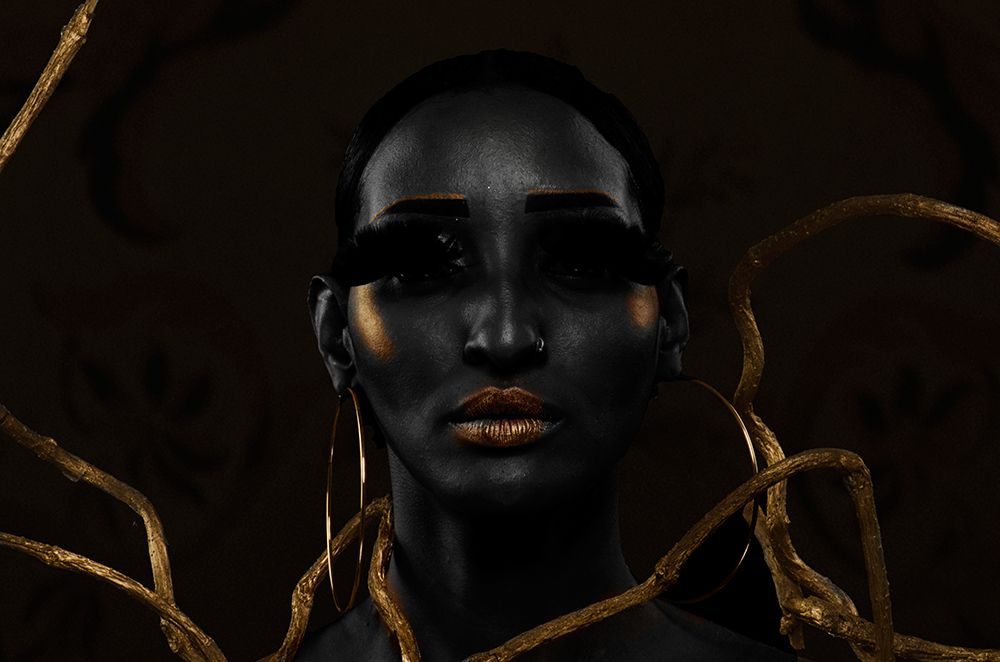 GoldnBlack I art print by Dov Fuchs for $57.95 CAD