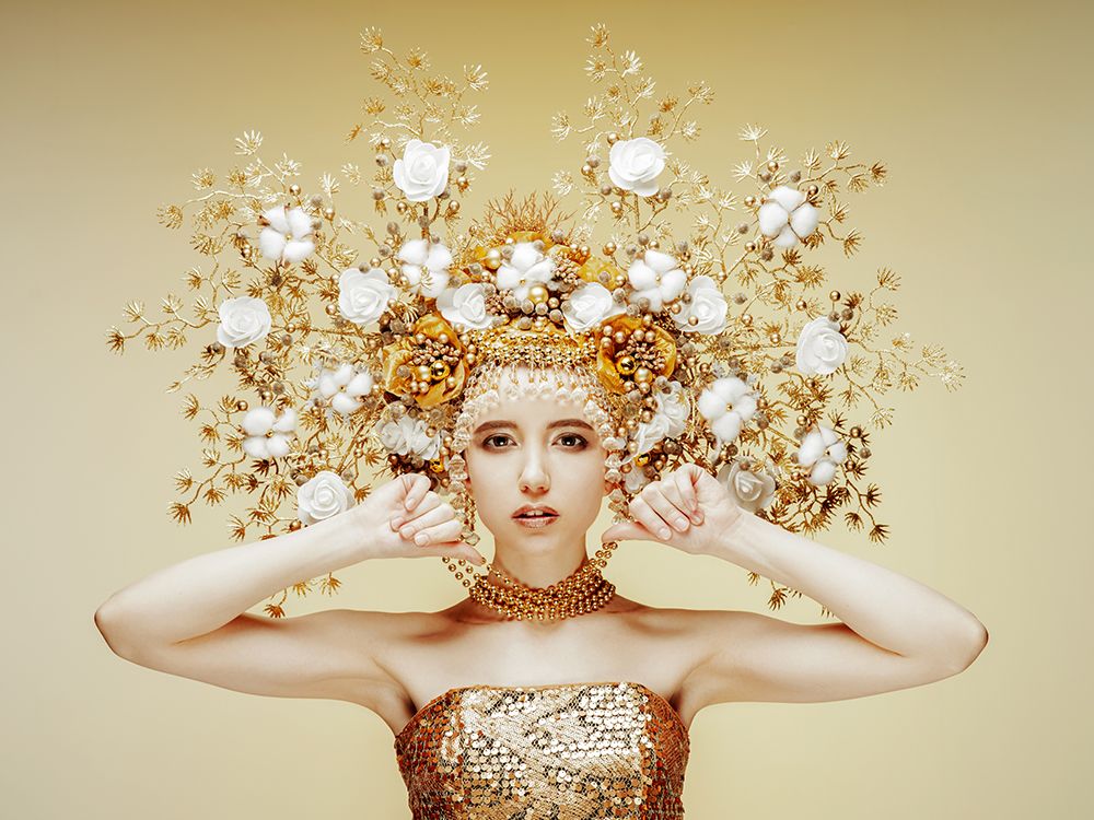 Golden Fairy art print by Sergei Smirnov for $57.95 CAD