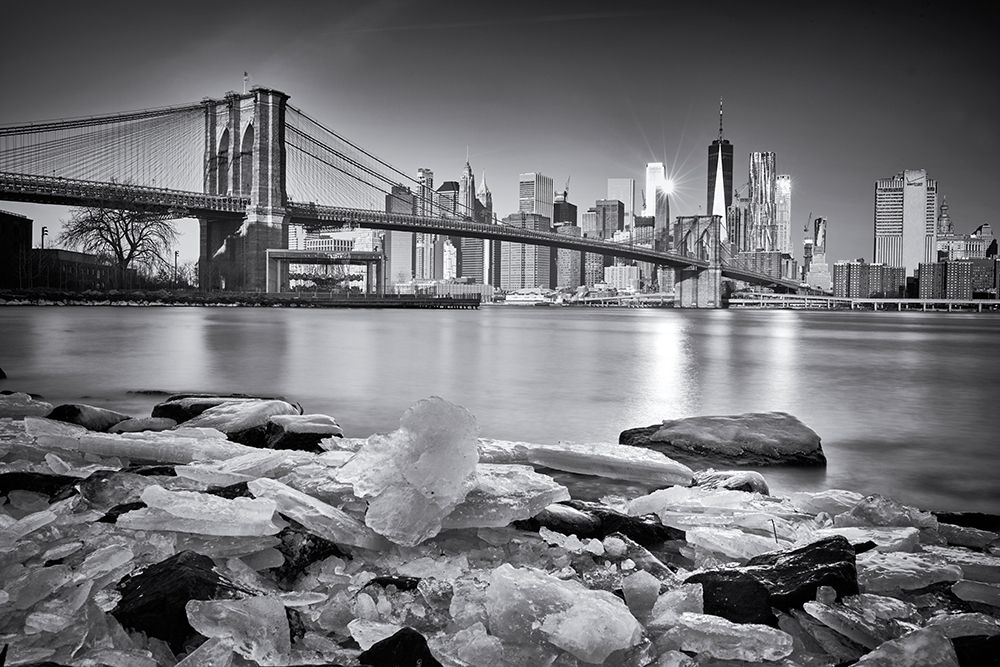 New York - Brooklyn Bridge art print by Martin Froyda for $57.95 CAD