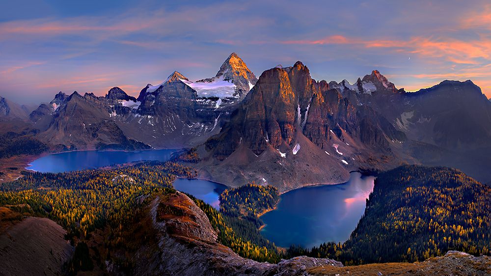 Mount Assiniboine art print by Hua Zhu for $57.95 CAD