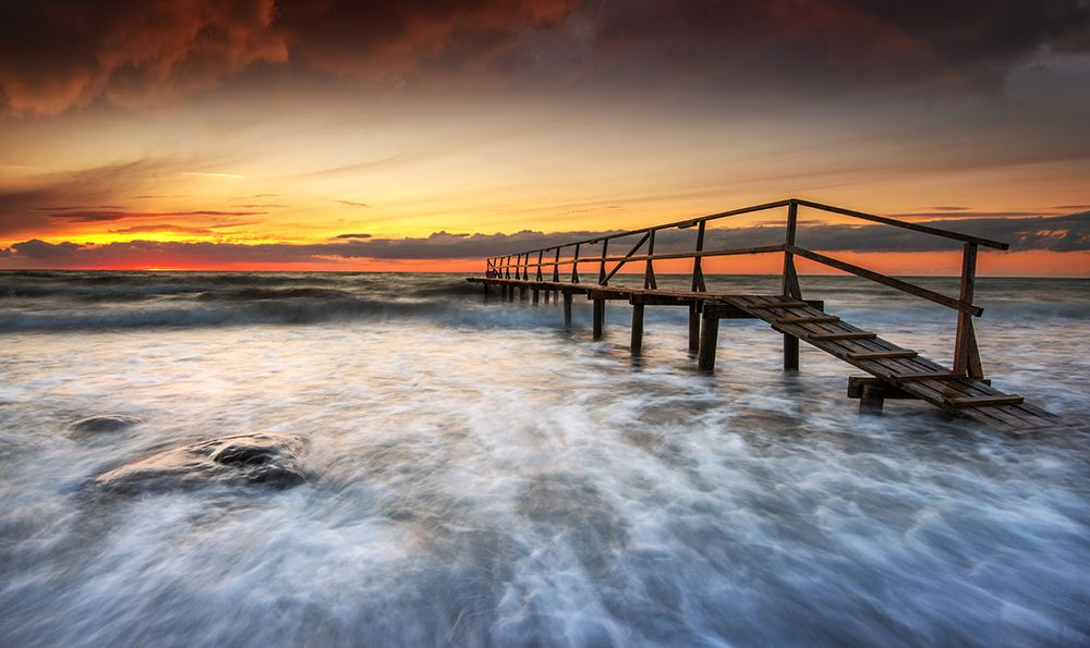 Pier art print by Keller for $57.95 CAD