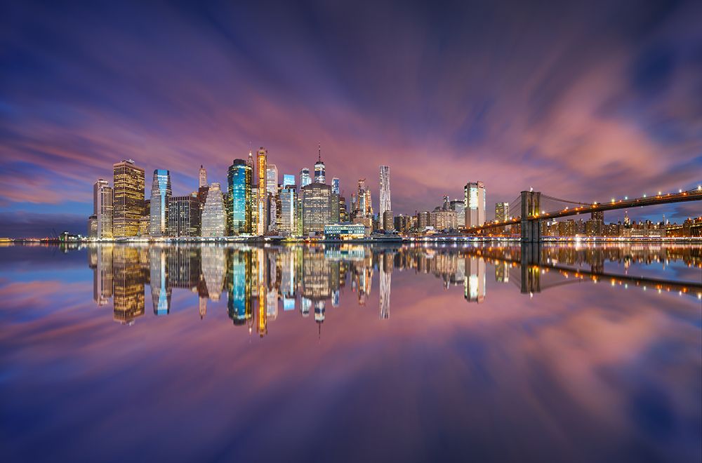 City Of Blinding Lights art print by Carlos F. Turienzo for $57.95 CAD