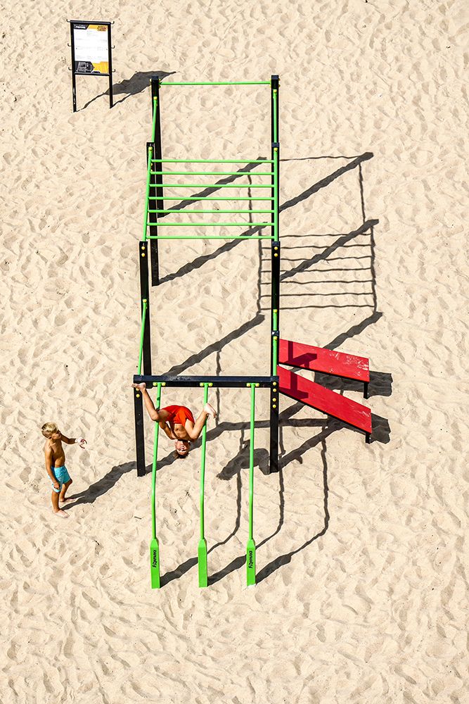 A Short Story About Games On The Beach art print by Cembrzynski Ignacy for $57.95 CAD