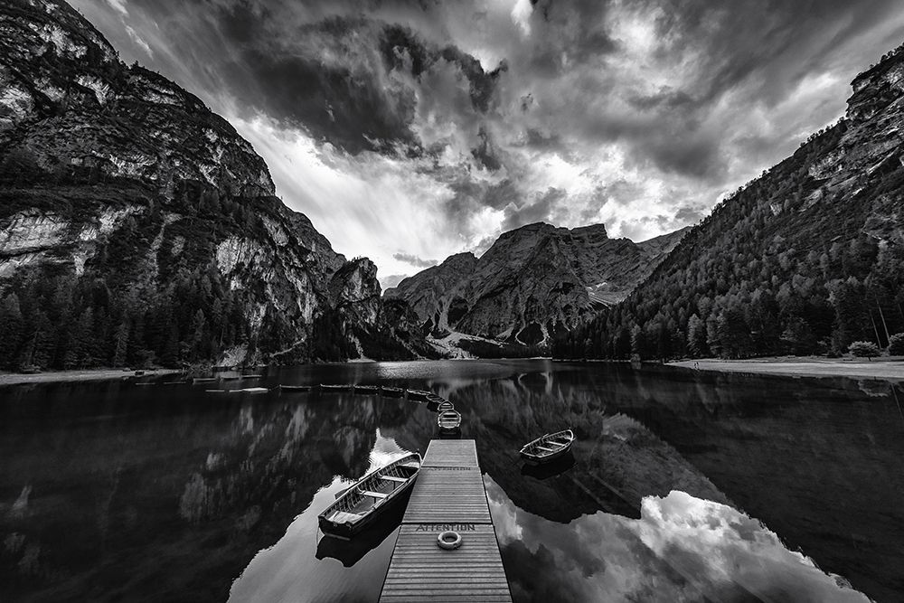 Braies Shades Of Grey art print by Marco Tagliarino for $57.95 CAD