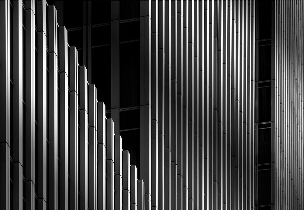 Verticals With A Twist art print by Greetje Van Son for $57.95 CAD