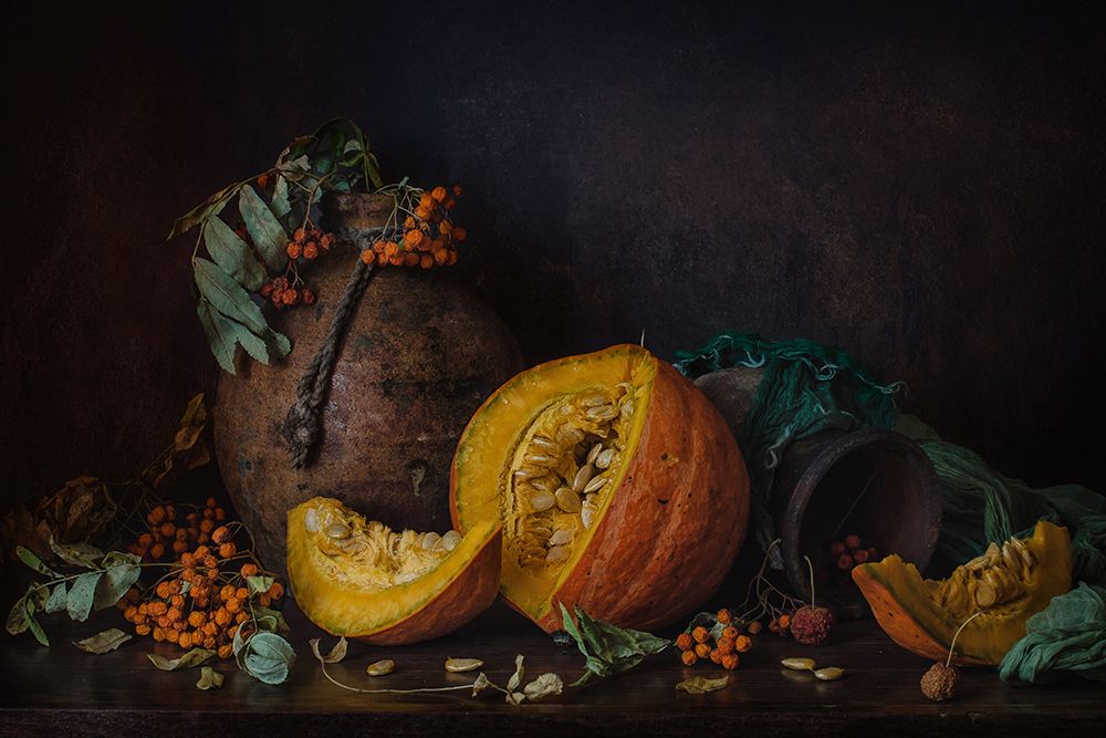 Pumpkin And Rowan art print by Anna Petina for $57.95 CAD