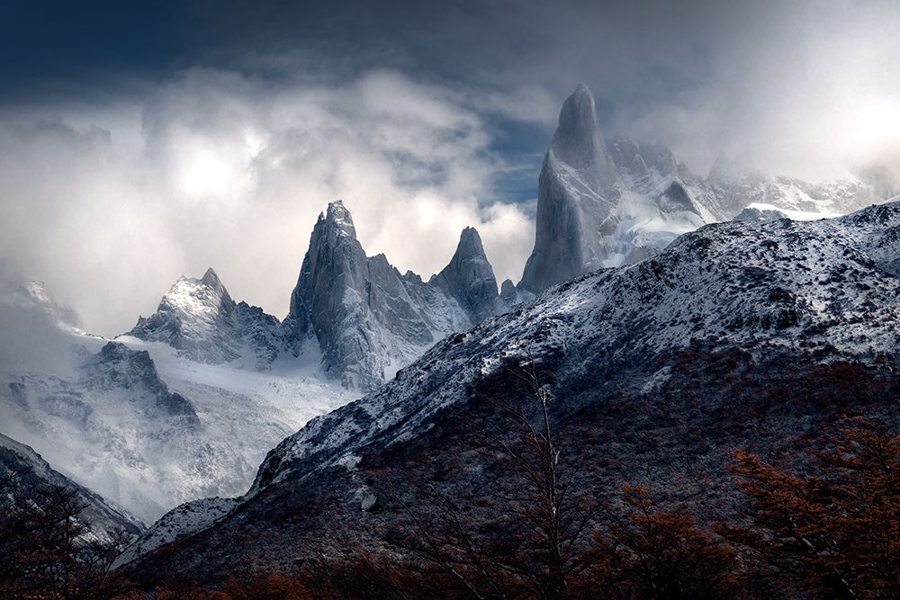 Fitz Roy Covered In Clouds art print by Christian S for $57.95 CAD
