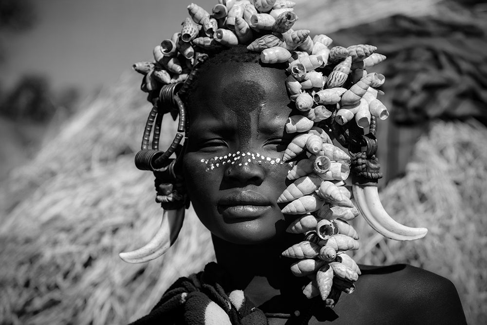 Sweety Mursi Girl art print by Svetlin Yosifov for $57.95 CAD