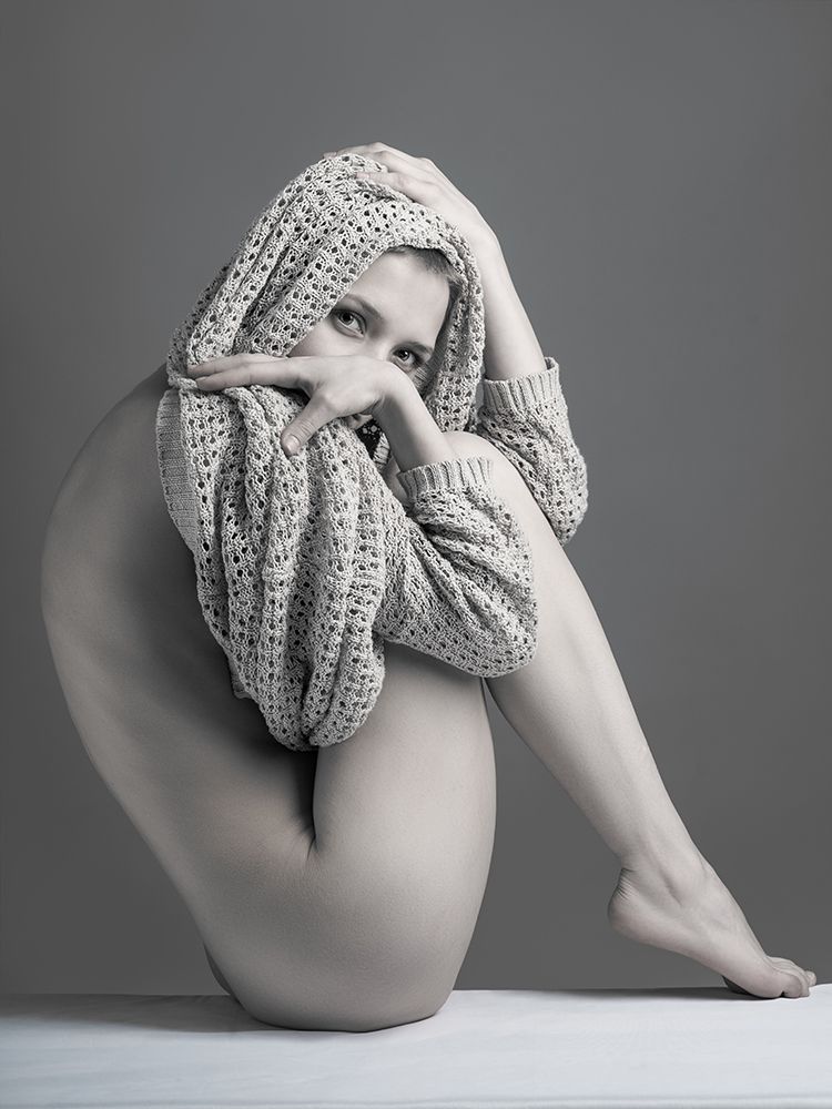 A Girl With Scarf art print by Aurimas Valevicius for $57.95 CAD