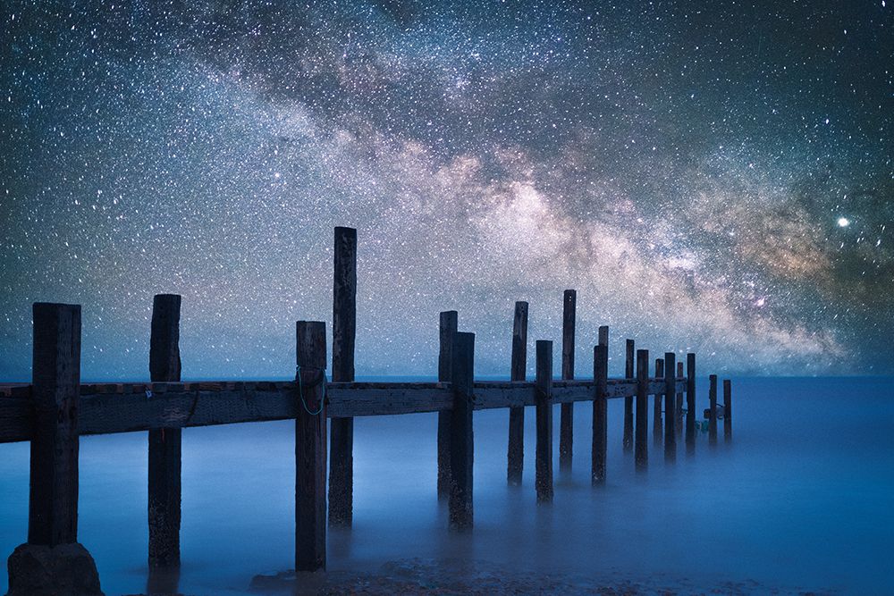 A Starry Night art print by Bingo Z for $57.95 CAD
