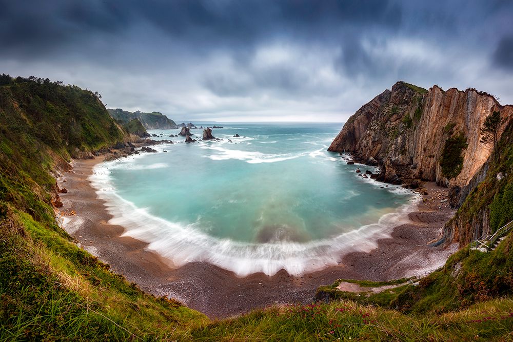 The Wink Of The Sea To The Camino De Santiago art print by Rodrigo Nunez Buj for $57.95 CAD
