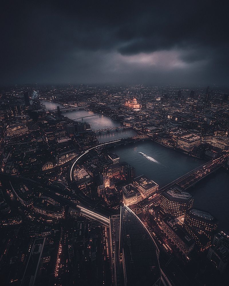 Apocalyptic London art print by David George for $57.95 CAD