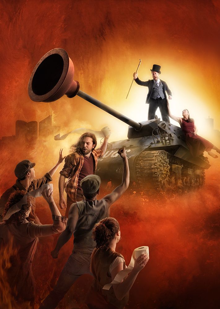 Urinetown art print by Christophe Kiciak for $57.95 CAD