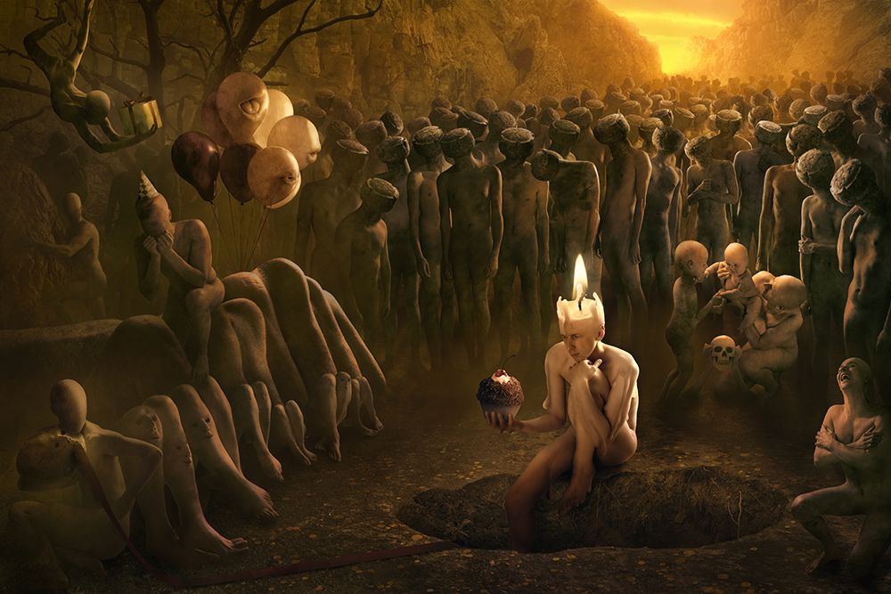 Happy Birthday art print by Christophe Kiciak for $57.95 CAD