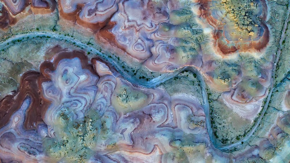 Beautiful Badlands art print by Jun Zuo for $57.95 CAD
