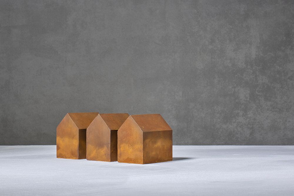 Rusted Houses art print by Christophe Verot for $57.95 CAD