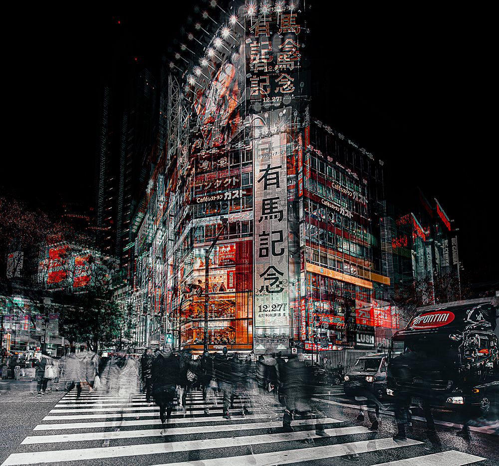 Colors Of Tokyo art print by Carmine Chiriaco for $57.95 CAD