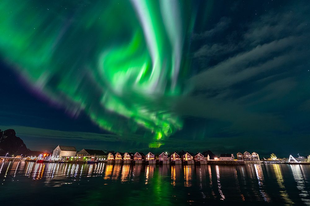 Svolvaer Polar Light 2 art print by Bjoern Alicke for $57.95 CAD