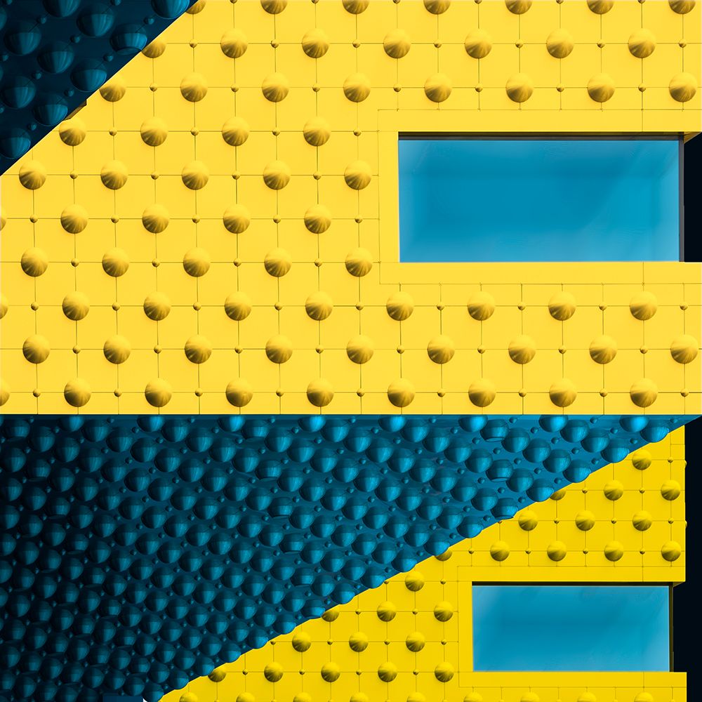Studded faAsade art print by Greetje van Son for $57.95 CAD