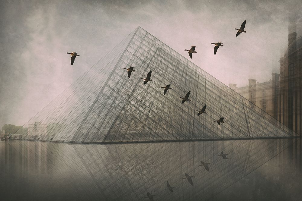 Pyramid-Shaped art print by Roswitha Schleicher-Schwarz for $57.95 CAD