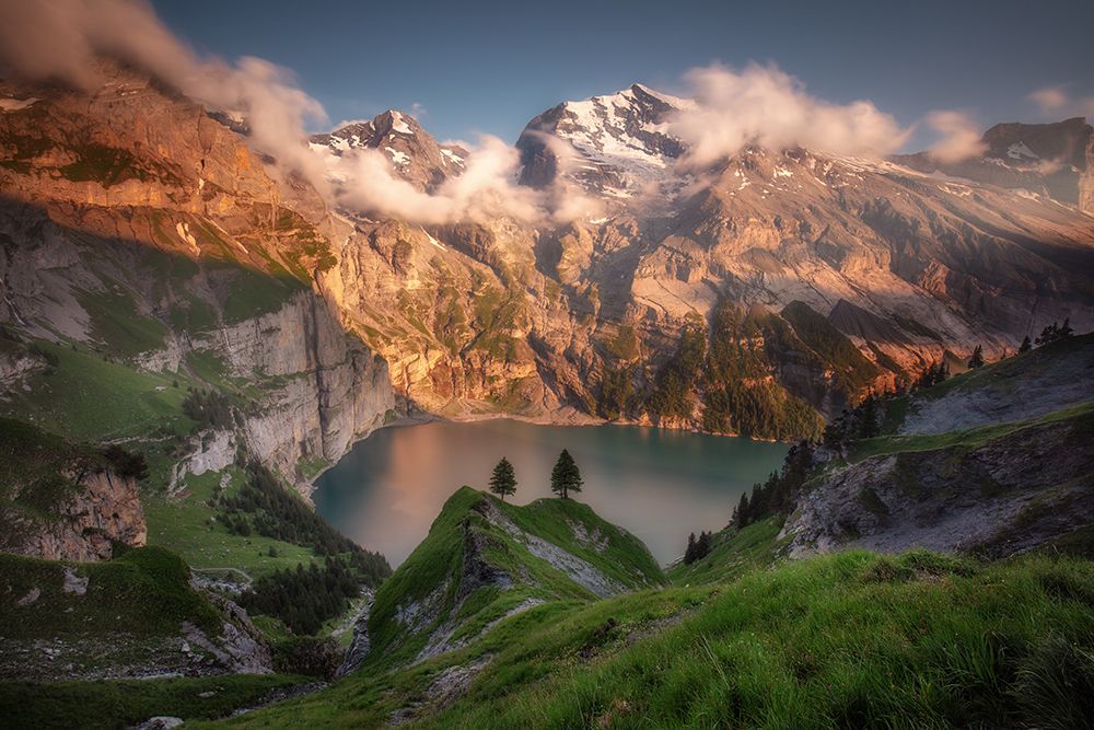 Oeschinensee art print by Richard Beresford Harris for $57.95 CAD