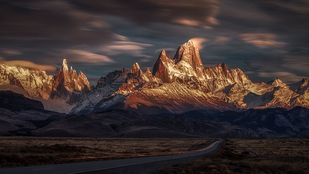Patagonia Sky In Motion art print by Peter Svoboda Mqep for $57.95 CAD