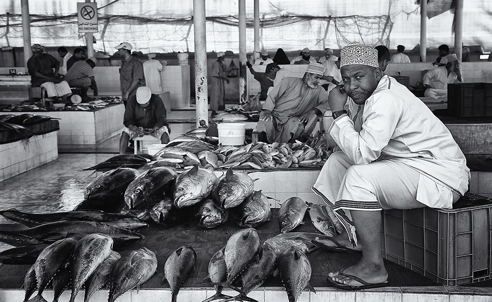 Fish market art print by Karen Van Eyken for $57.95 CAD