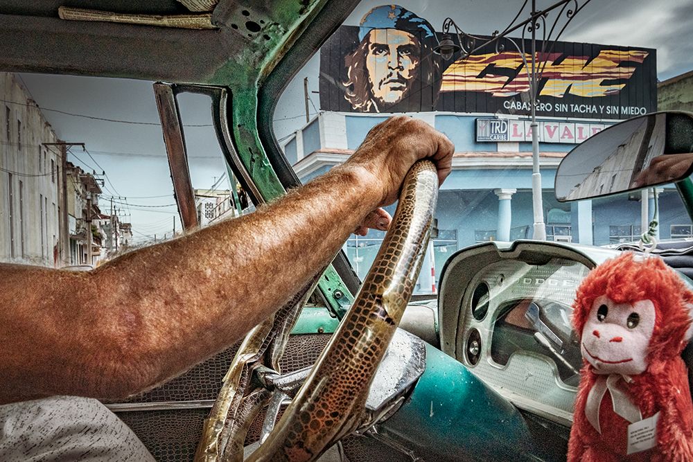 Che And The Taxidriver art print by Andreas Bauer for $57.95 CAD