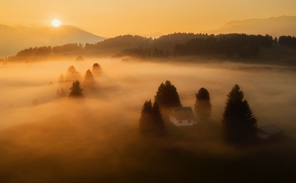 Morning Mist art print by Ales Krivec for $57.95 CAD