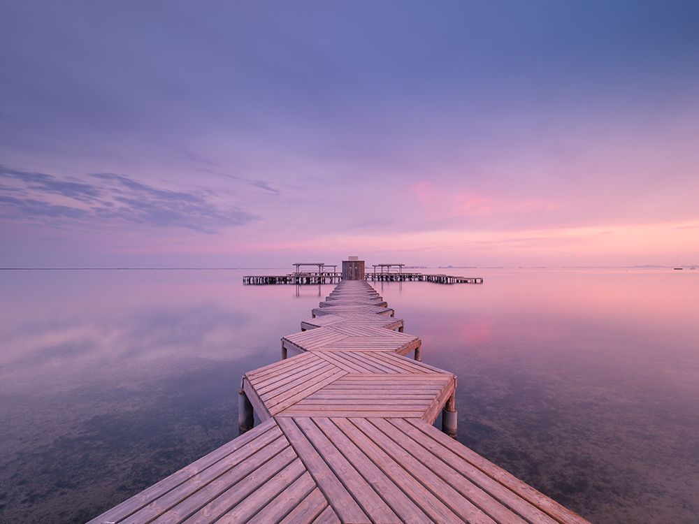 The Pier art print by Javier De la for $57.95 CAD