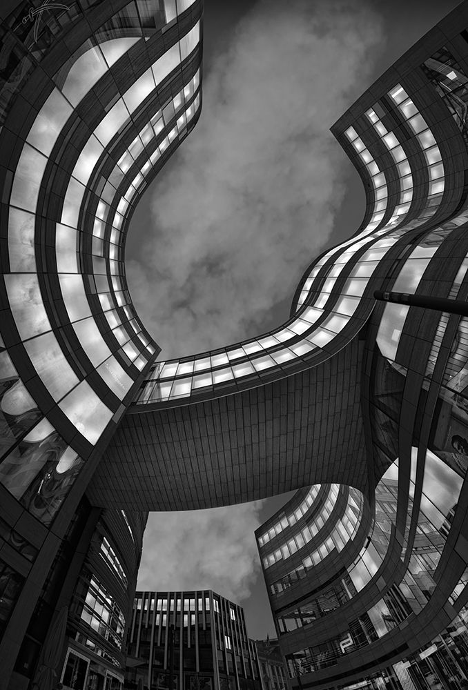 Curved Modern Architecture art print by Wolfgang Mothes for $57.95 CAD