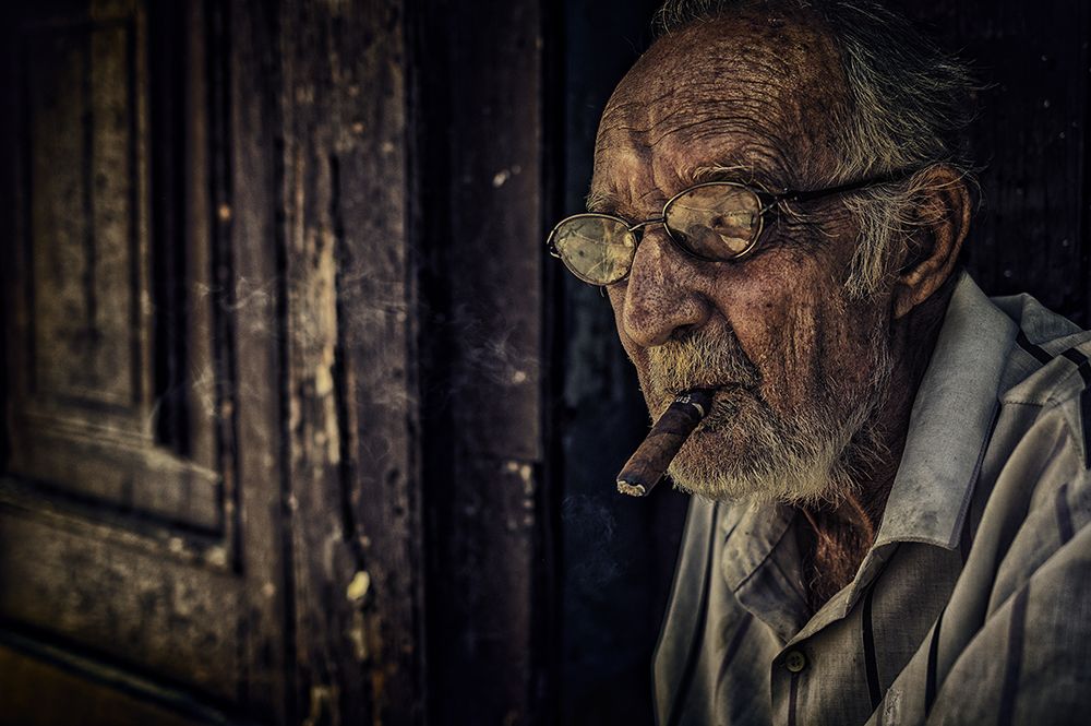 Man On Porch art print by Pavol Stranak for $57.95 CAD