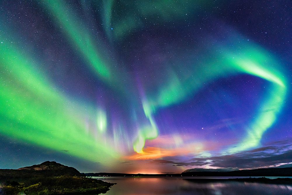 The Aurora In Iceland art print by Jeffrey C. Sink for $57.95 CAD