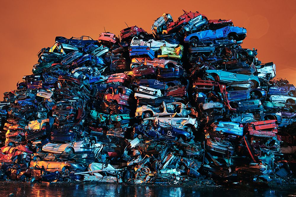 Cars Graveyard art print by Martin Froyda for $57.95 CAD