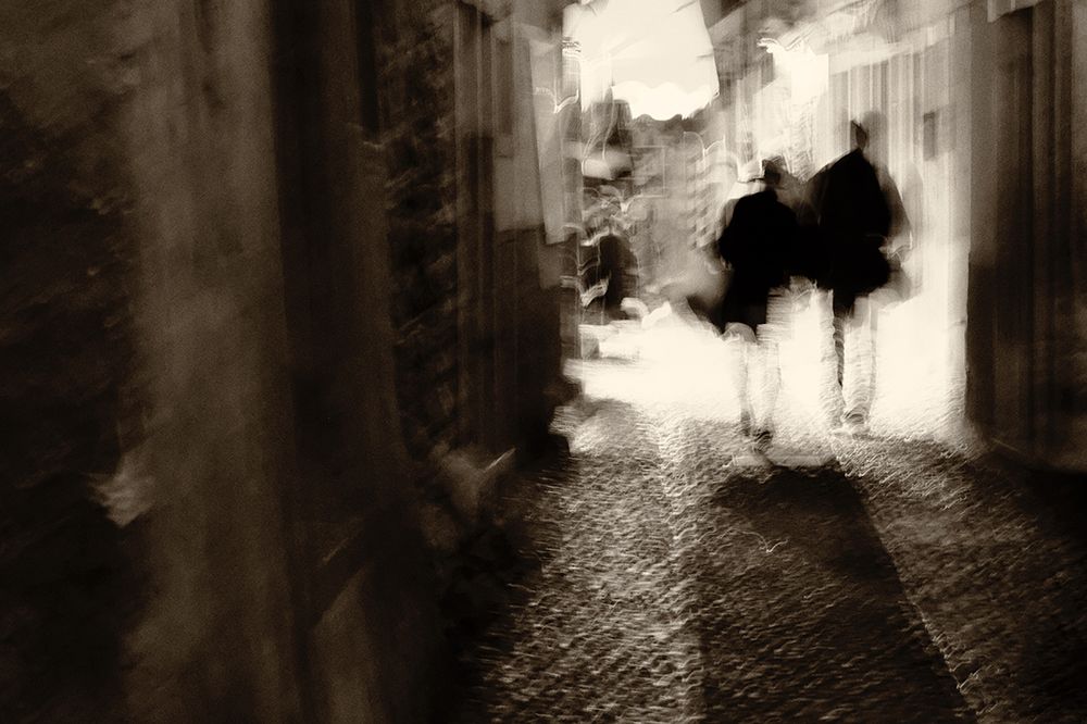 the couple in the light of the night art print by Vincenzo Pascale for $57.95 CAD