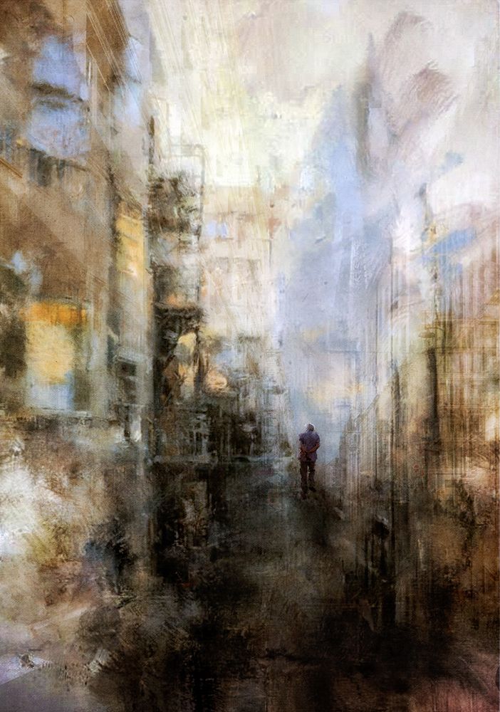 Ill walk through this lonely town art print by Charlaine Gerber for $57.95 CAD