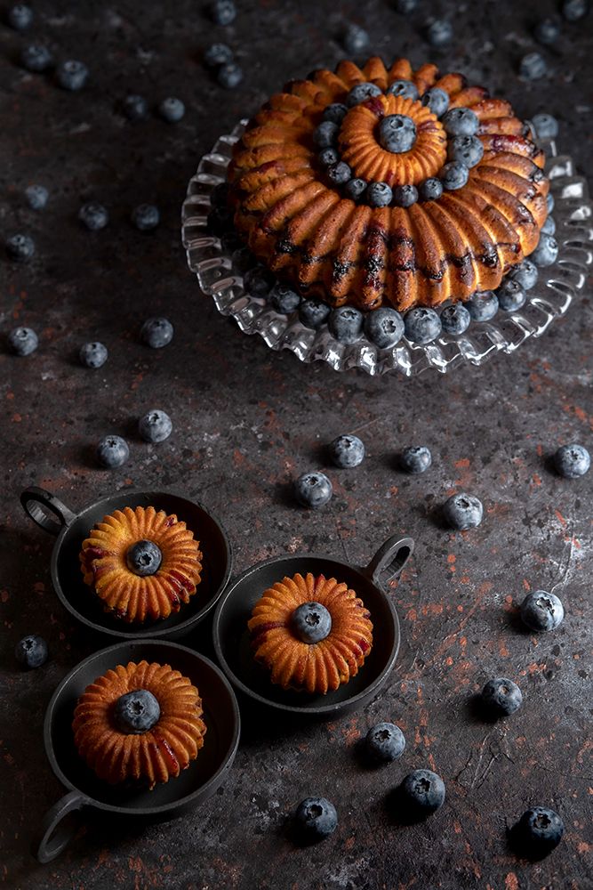 Blueberry Bundt Cake art print by Denisa VLAICU for $57.95 CAD