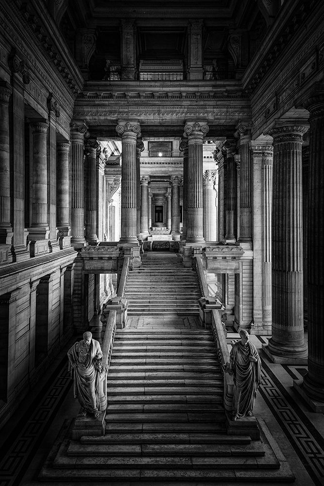 Striking stairway art print by Peter Pfeiffer for $57.95 CAD