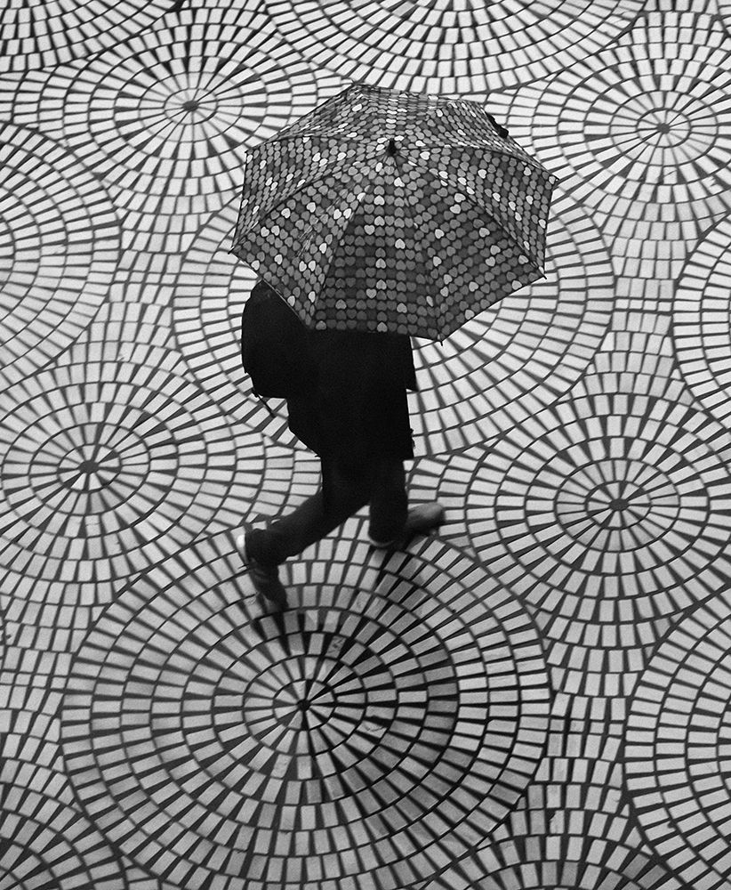 Rainy Day Patterns On The Embarcadero art print by Robin Wechsler for $57.95 CAD